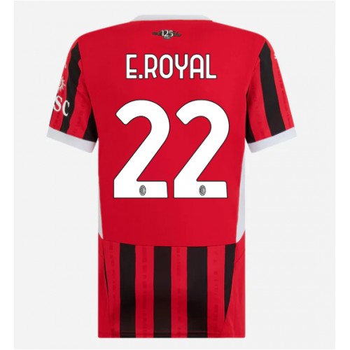 Ženski Nogometni dresi AC Milan Emerson Royal #22 Domači 2024-25 Kratek Rokav